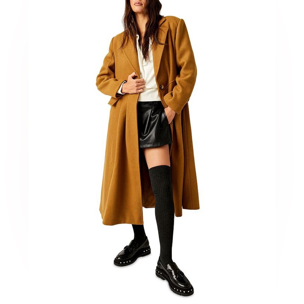 🆕 Free People Trench Style Winter Coat NWT AMAZING Details INCREDIBLY Comfy